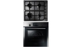 Hoover HPRGM7 Electric Oven with Gas Hob - Stainless Steel